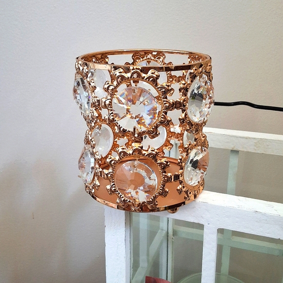 NEW Gift Set, E.l.f. Cosmetic Brushes&Sponge, Gold&Glass Container+Purse Compact - Picture 6 of 9